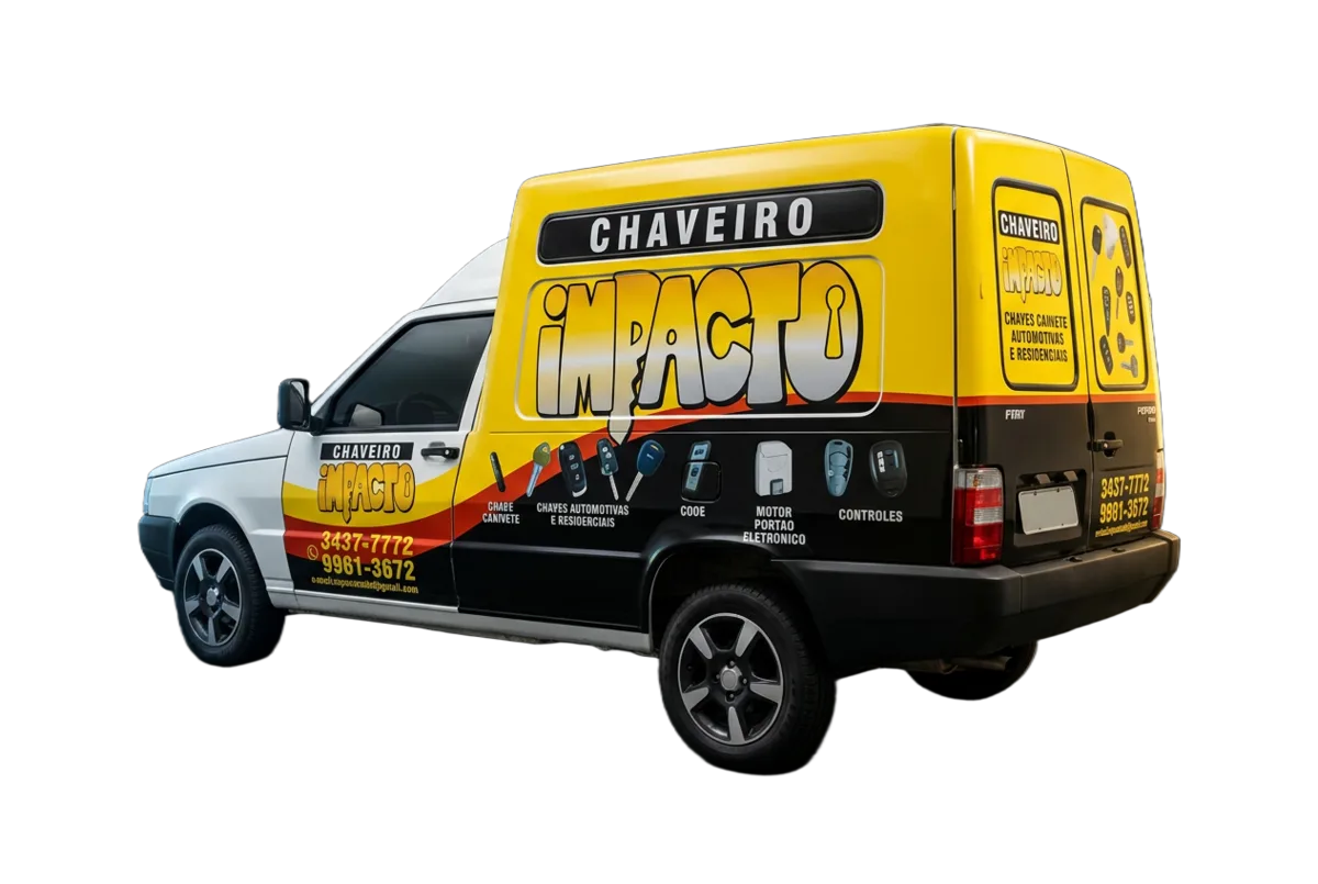 Frota Chaveiro Impacto - veículo personalizado em Joinville
